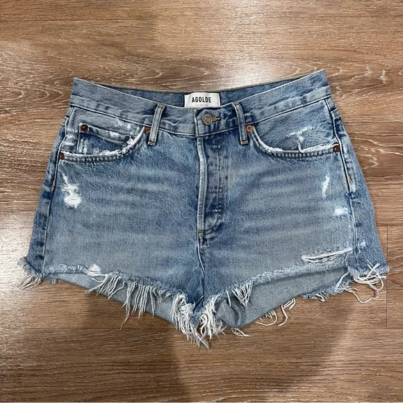AGOLDE Parker Jean Shorts - Picture 3 of 7